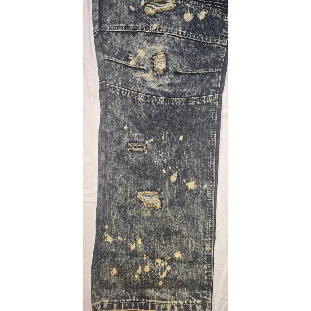 Access Apparel Distressed Designer Size 50x30 Men's Jeans - 45